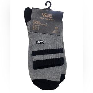 VANS |GRAY HALF CREW SOCK SIZE 9.5-13